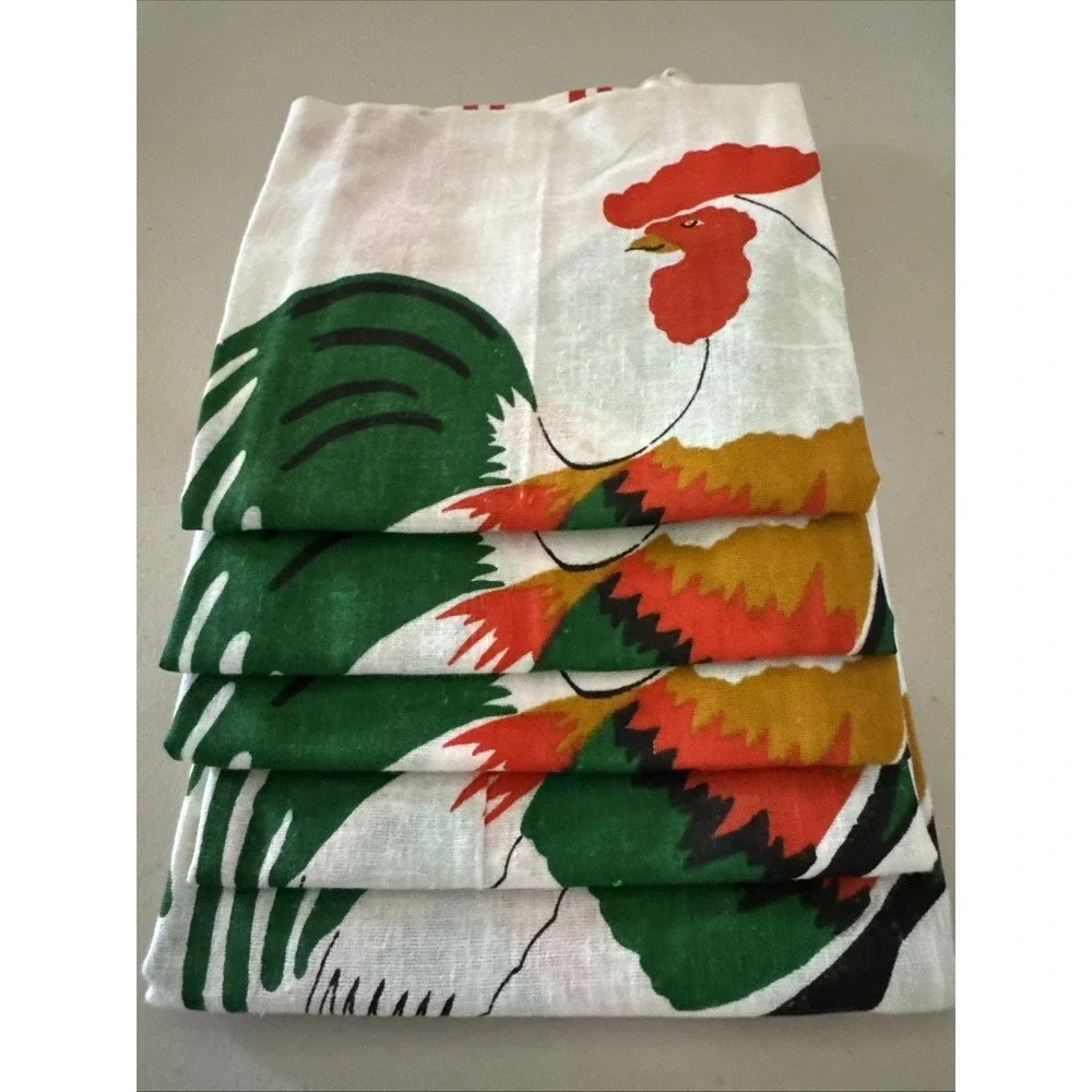 Tea Towel - Chickens/ Rooster ~17 x 22